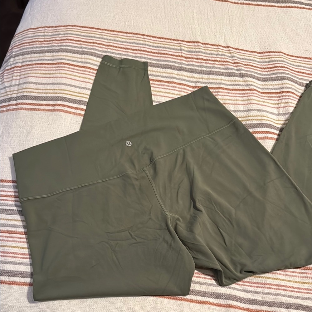 Lulu Olive Green Plus Size Leggings